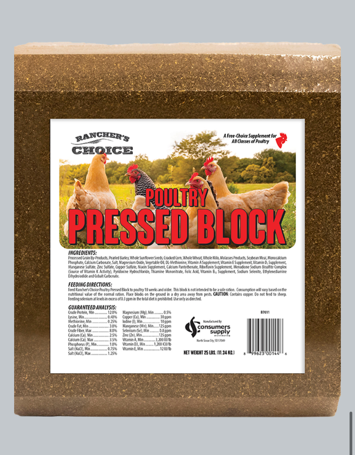 Rancher's Choice POULTRY PRESSED BLOCK