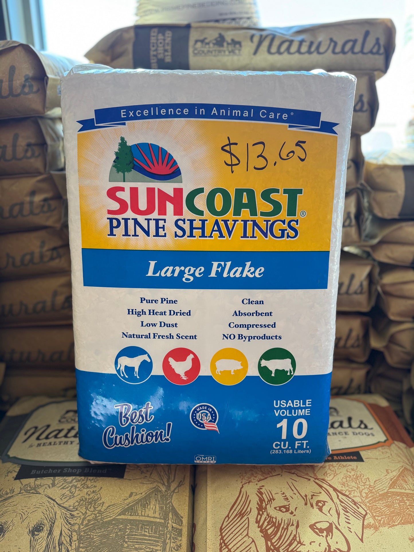 Animal Bedding Large Flake-Pine Wood Chip