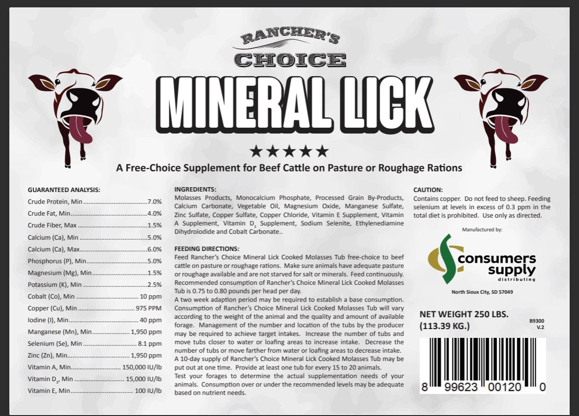 MINERAL LICK