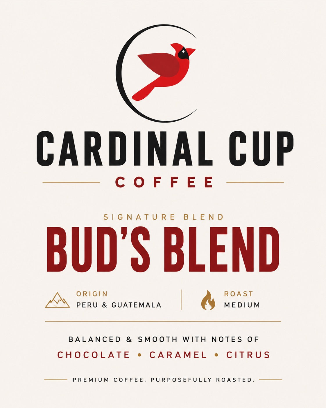 Cardinal Cup Coffee Bud's Blend