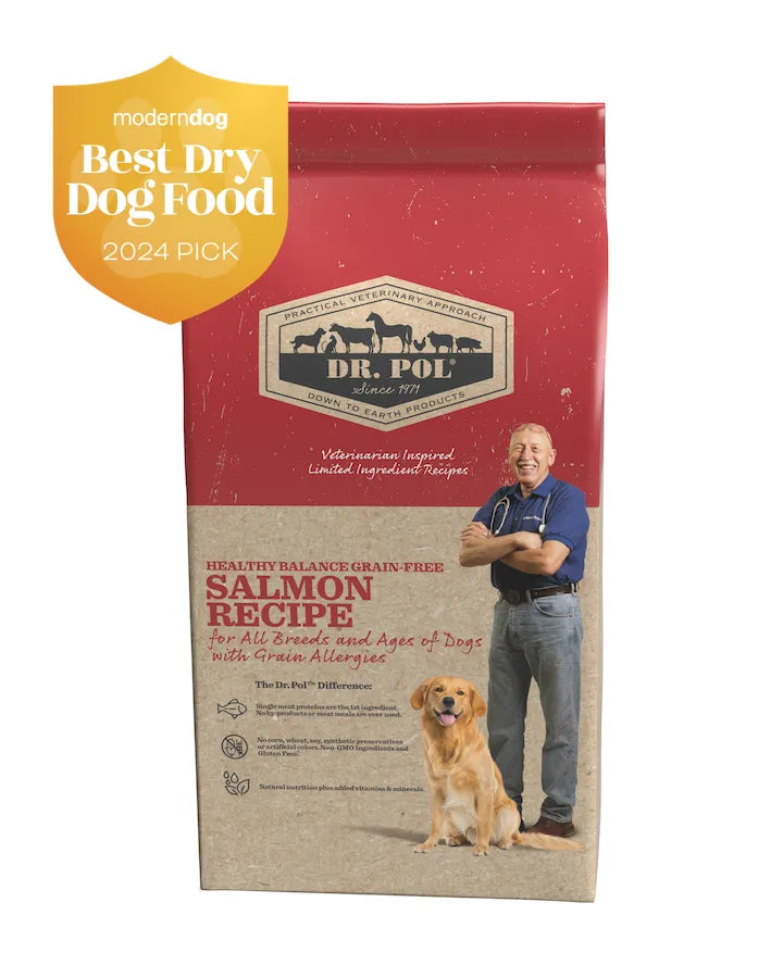 Dr. Pol Grain Free Dog 25-12% Salmon 24 Lb. Bag