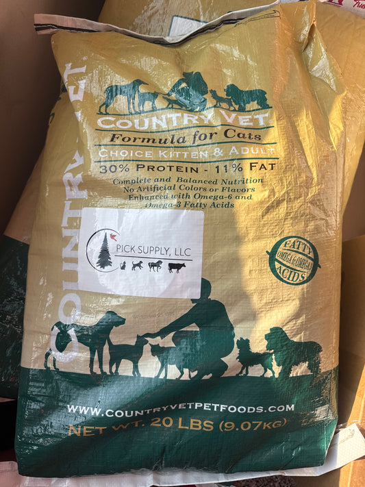 COUNTRY VET CHOICE CAT 30-11, 20LB