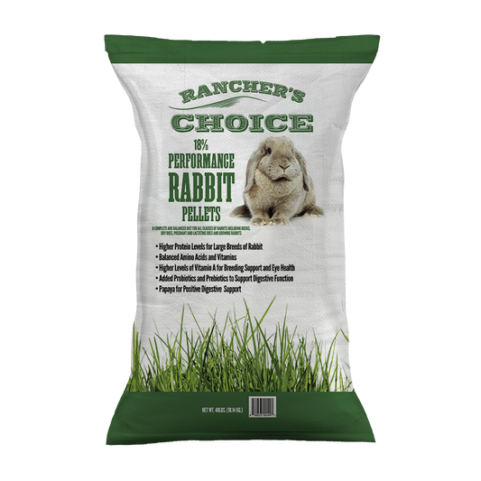 Rancher's Choice 18% PERFORMANCE RABBIT PELLET