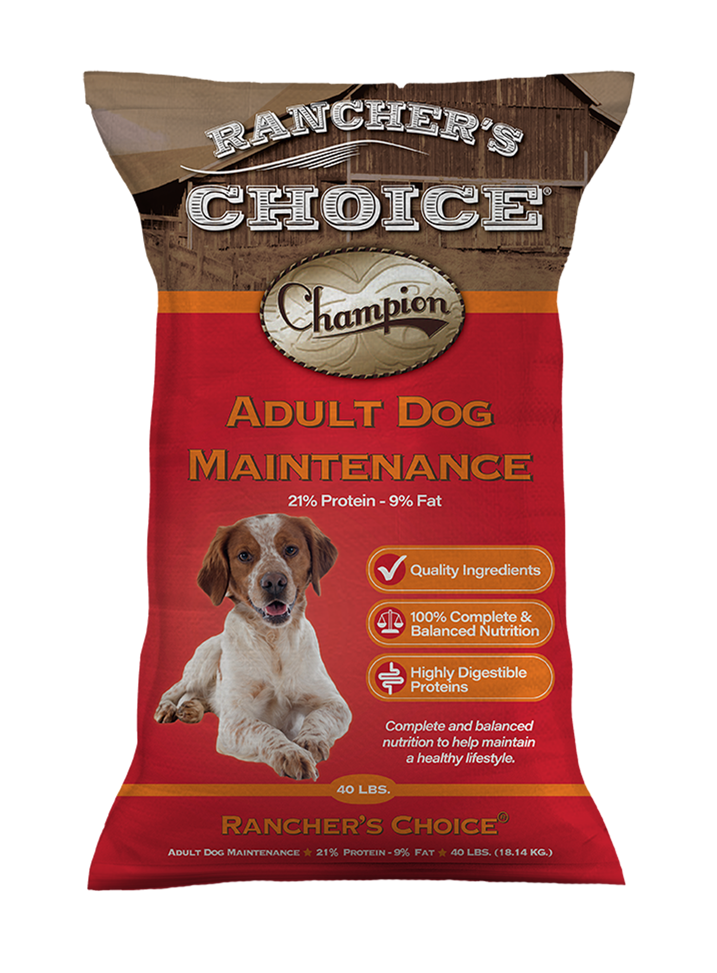 RANCHERS CHOICE MAINTENANCE 21-9, 40LB