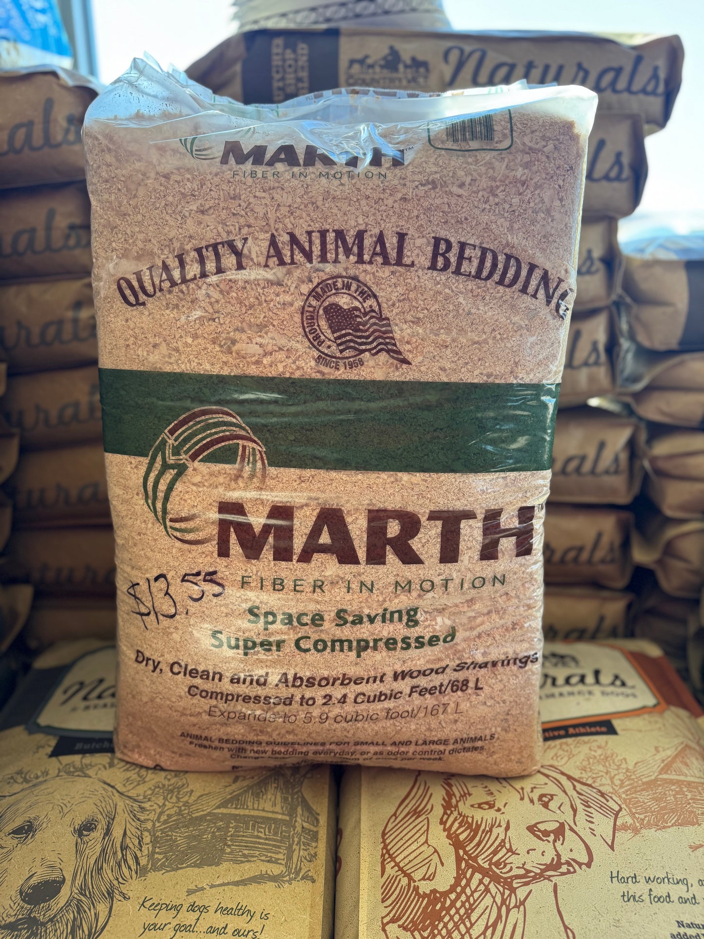 Animal Bedding Medium Flake Wood Shavings