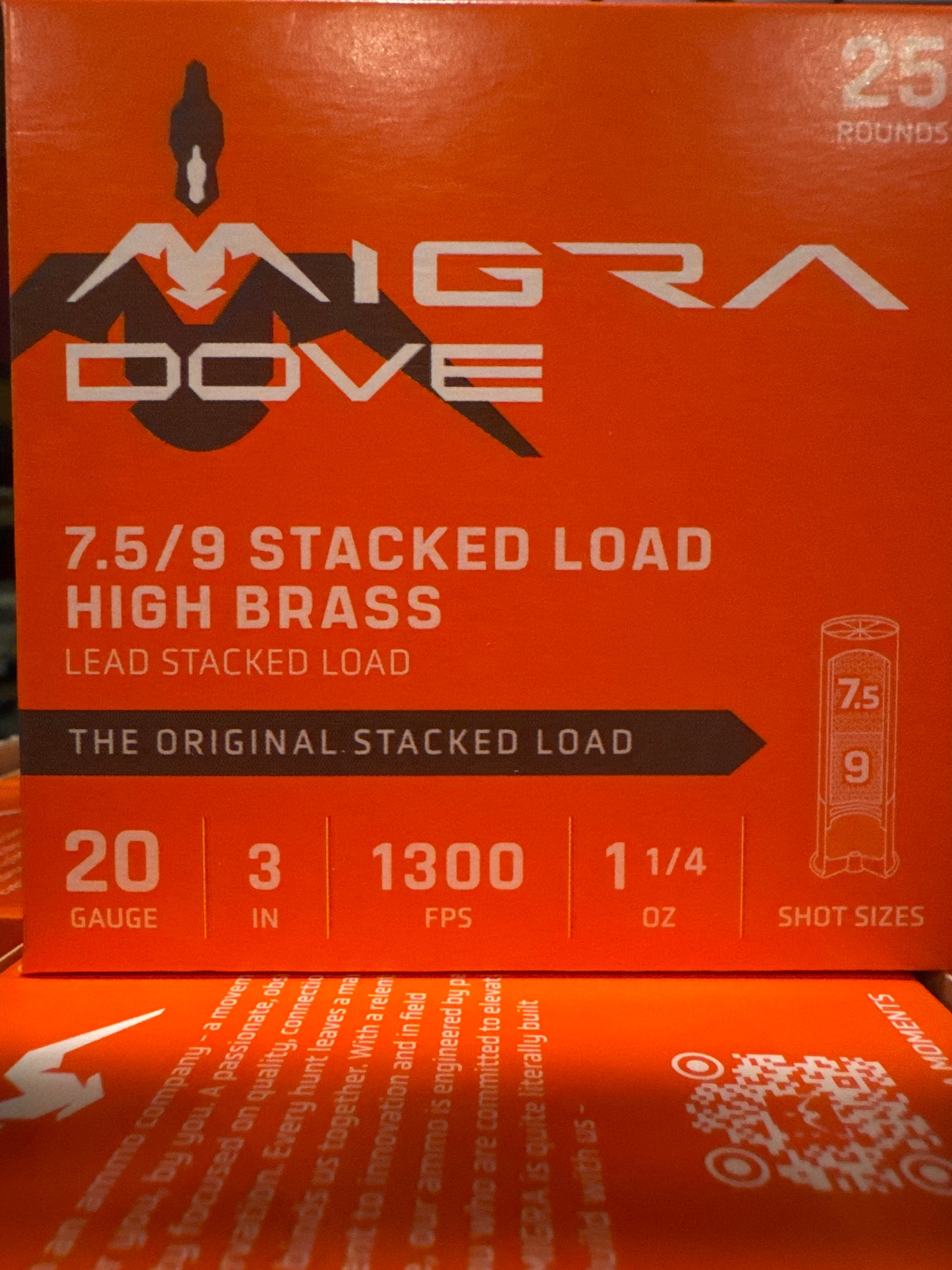 MIGRA Ammunition Ultimate Dove - 20 Gauge Shotgun Shells 25 Round Box