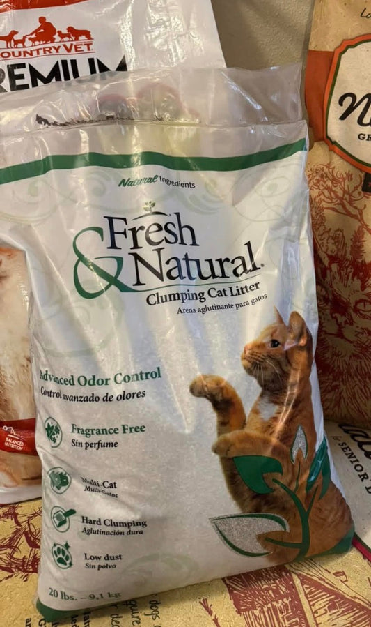 Fresh and Natural Clumpable Cat Litter 20#