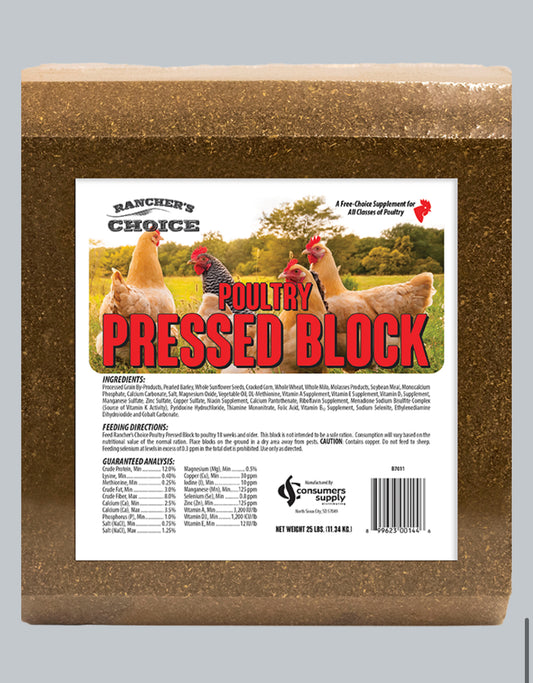Rancher's Choice POULTRY PRESSED BLOCK