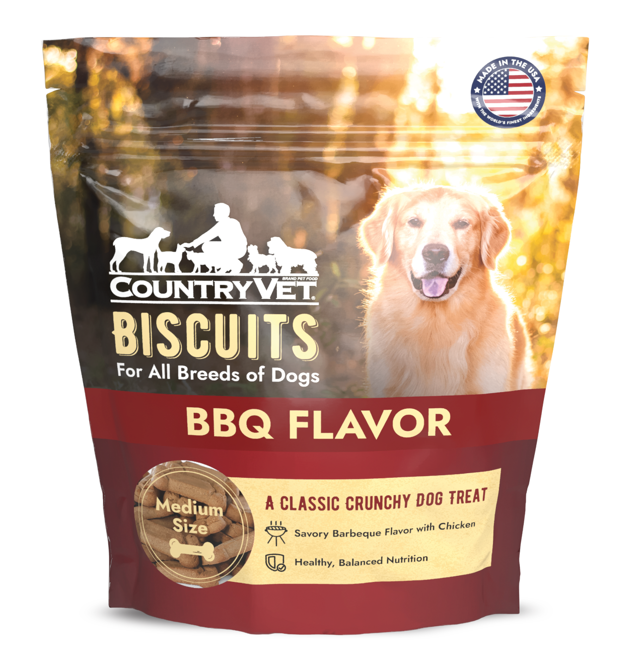 Country Vet BARBEQUE - MEDIUM BISCUIT