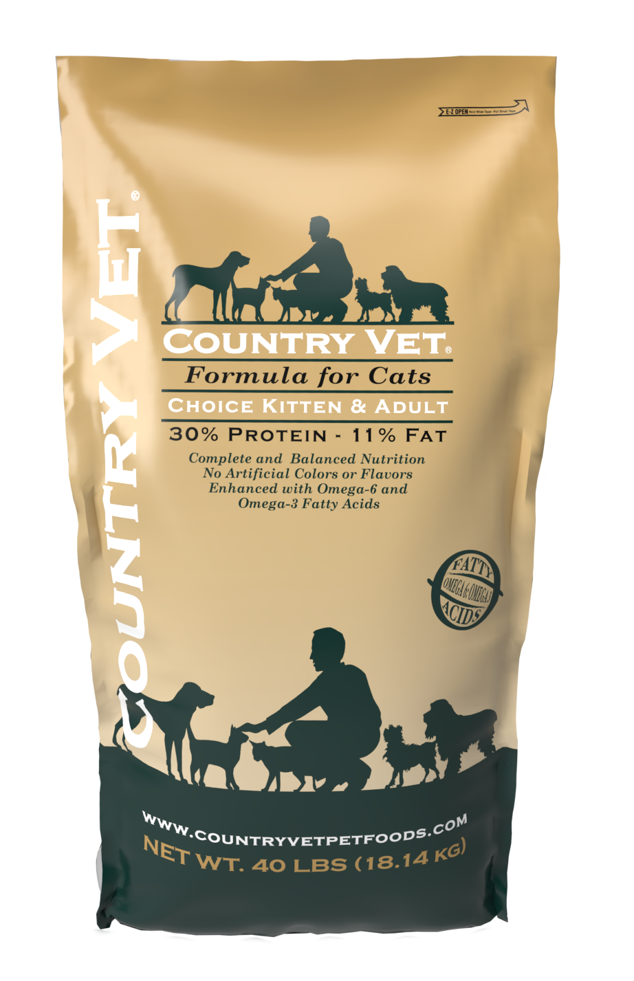 COUNTRY VET CHOICE CAT 30-11, 40LB