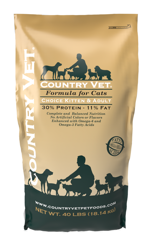 COUNTRY VET CHOICE CAT 30-11, 40LB