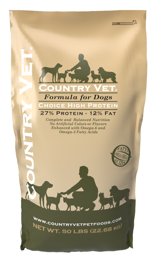 COUNTRY VET CHOICE HI-P 27-12, 50LB