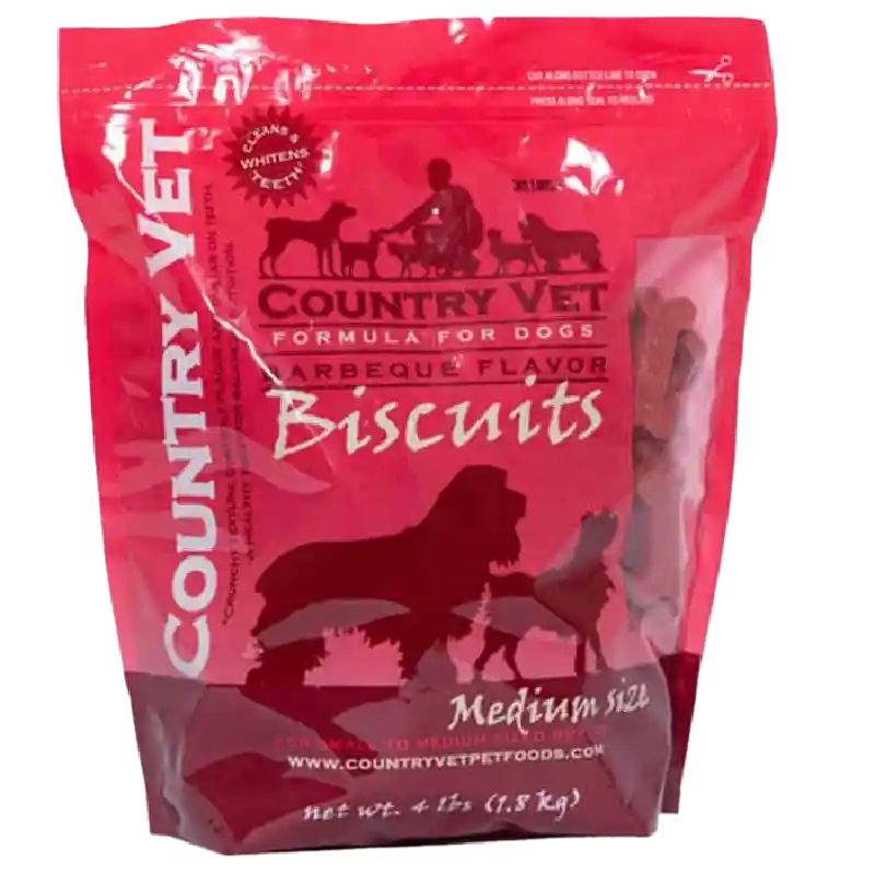 Country Vet BARBEQUE - MEDIUM BISCUIT - 8 X 4LB