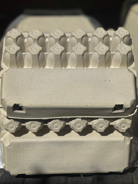 Blank Egg Cartons (125 cartons)