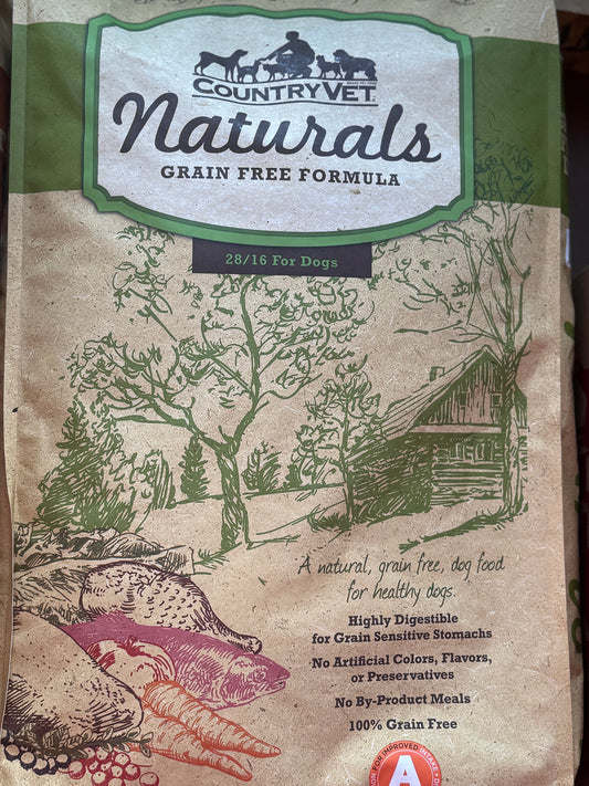 Country Vet NATURALS GRAIN FREE DOG 28-16% (30 pound)