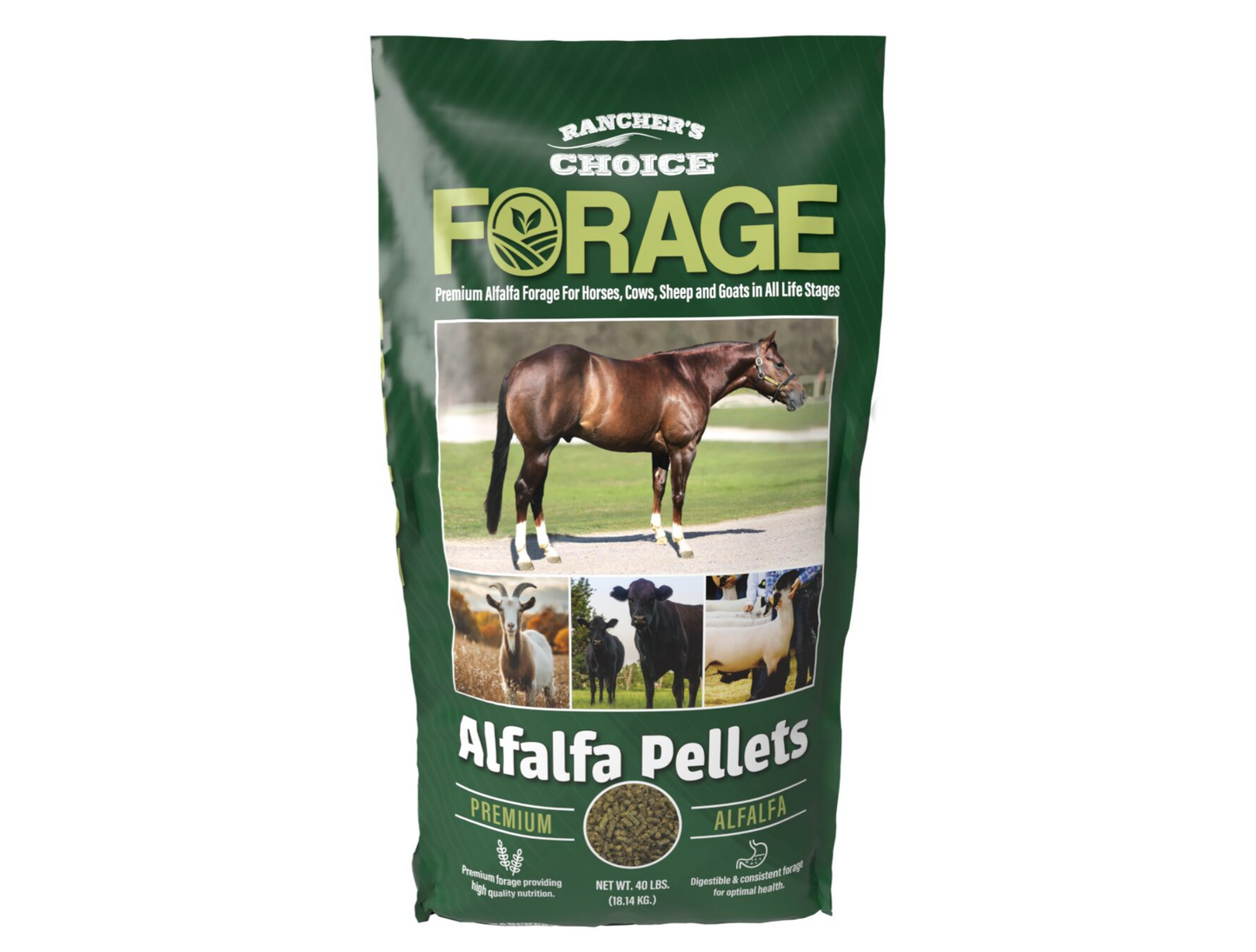 Rancher's Choice Alfalfa Pellets 40 lb.