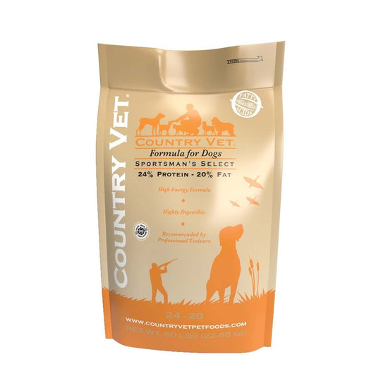 COUNTRY VET SPORTSMAN'S SELECT 24-20,  50LB